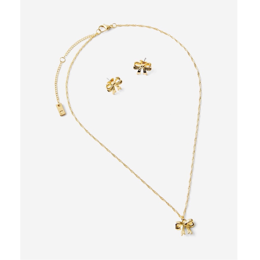 Gold Plated Bow Set